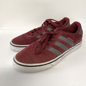 Adidas Busenitz Skateboarding Shoes Men’s 9 1/2 Red / Maroon Old School